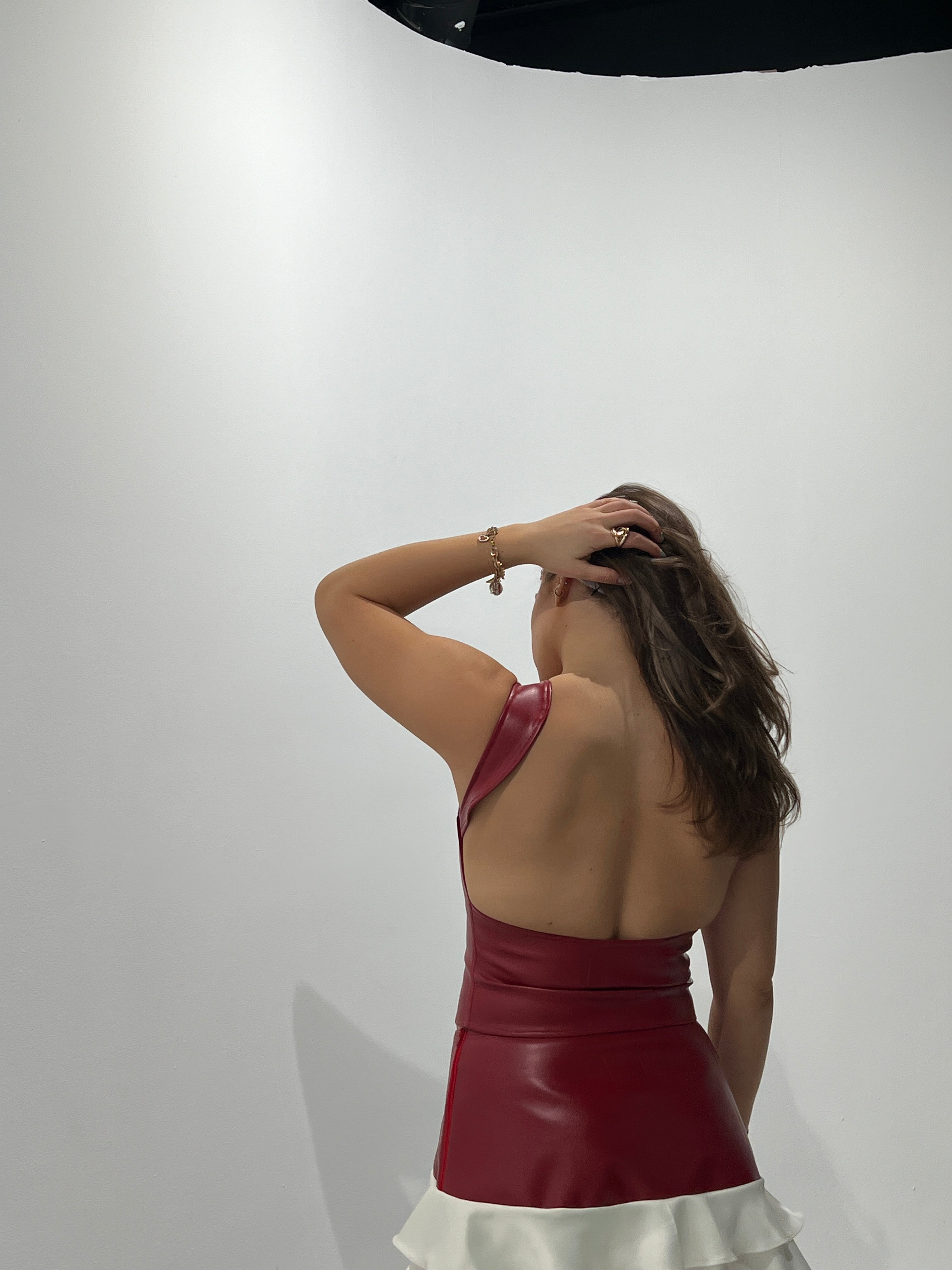 Backless Scarlet Top