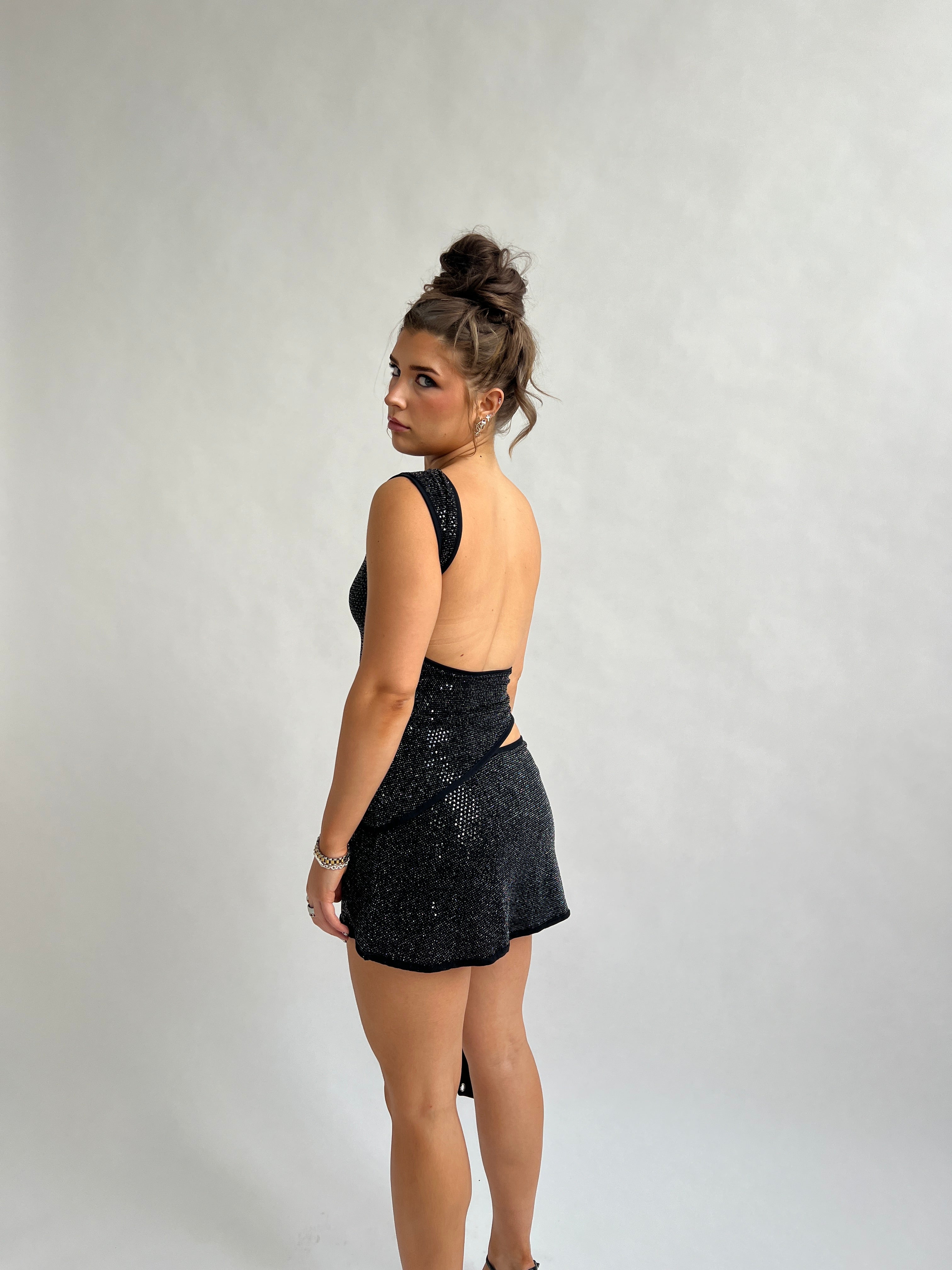 Stardust Backless Top