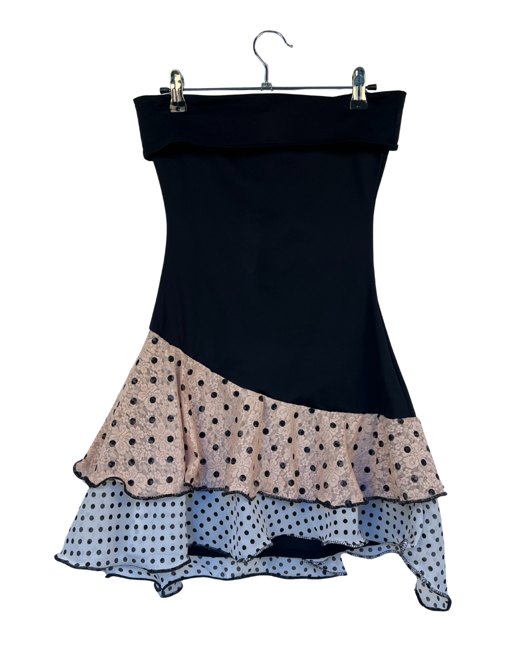 Polkadot Asymmetrical Dress