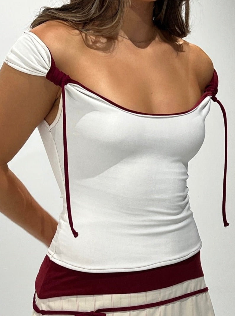 Autumn Off the Shoulder Top